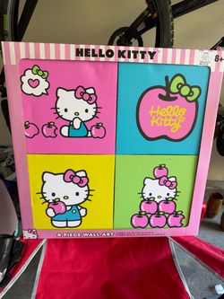 Hello Kitty wall art