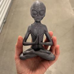 3D Printed Meditating Alien
