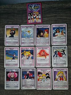 2000 sailormoon Cards official New. Vintage used as a collectors item.