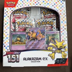 Pokémon Scarlet & Violet 151 Alakazam Ex Collection Box 