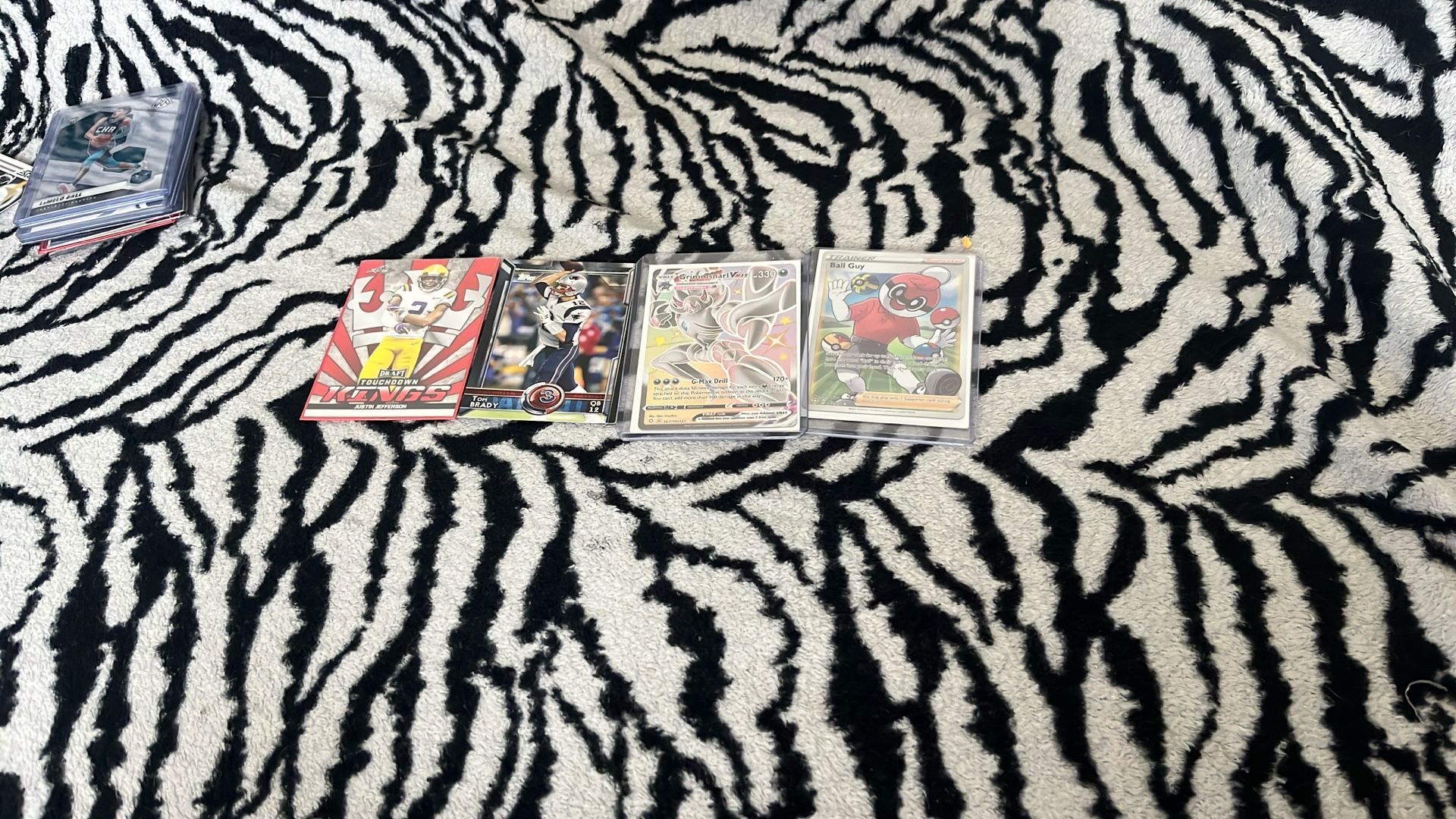 pokémon and football cards