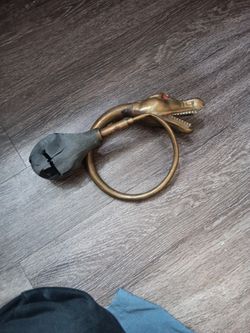 Antique Vintage Brass Snake Serpent Dragon Car Auto Hot Rod Horn

