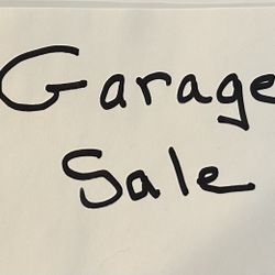 Garage Sale - Saturday 11/1 and Sunday 11/2 from 9am - 3pm