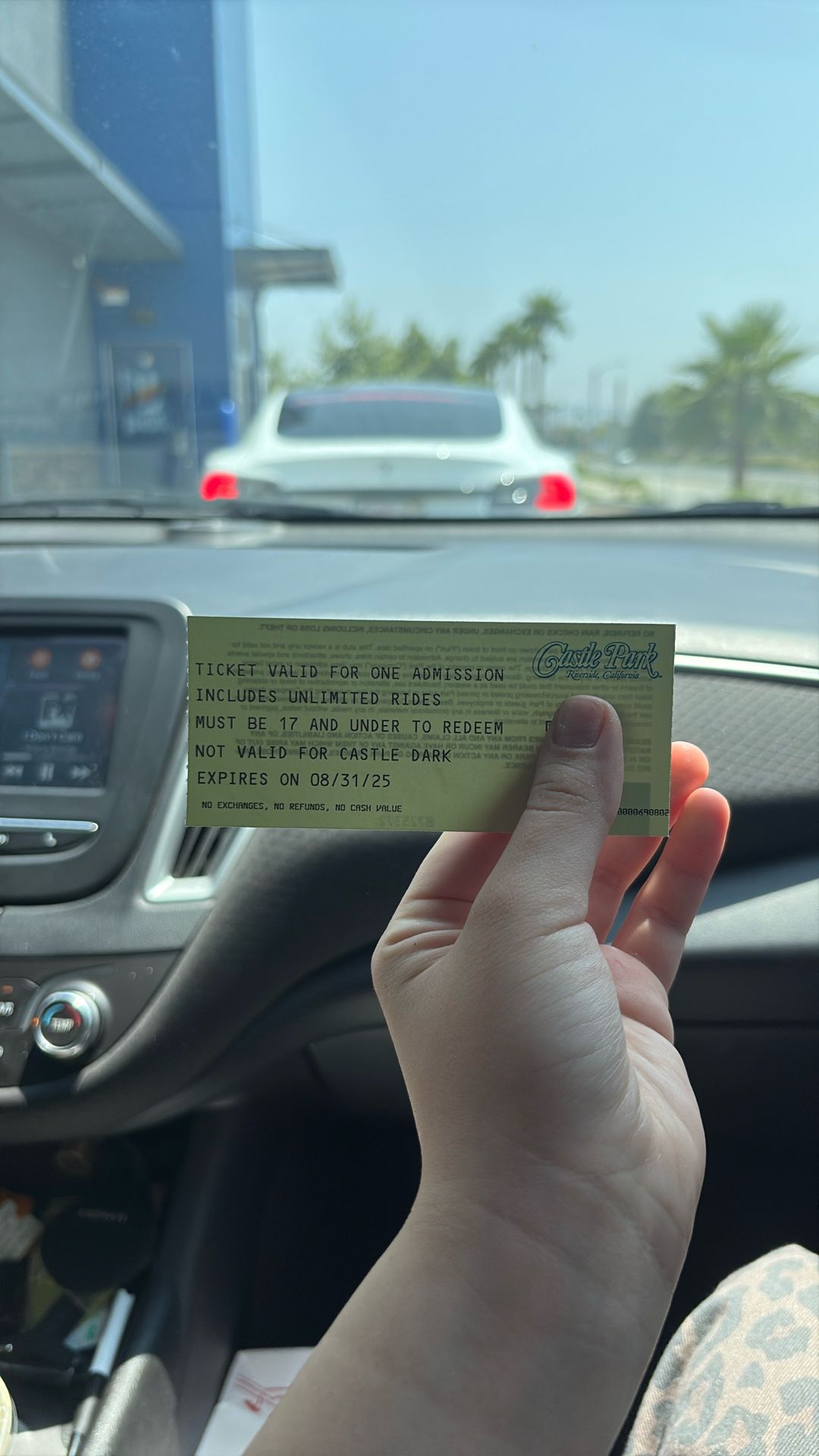 castle park ticket