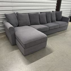 Gray Ikea Sectional With Storage