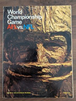 Superbowl 1 program