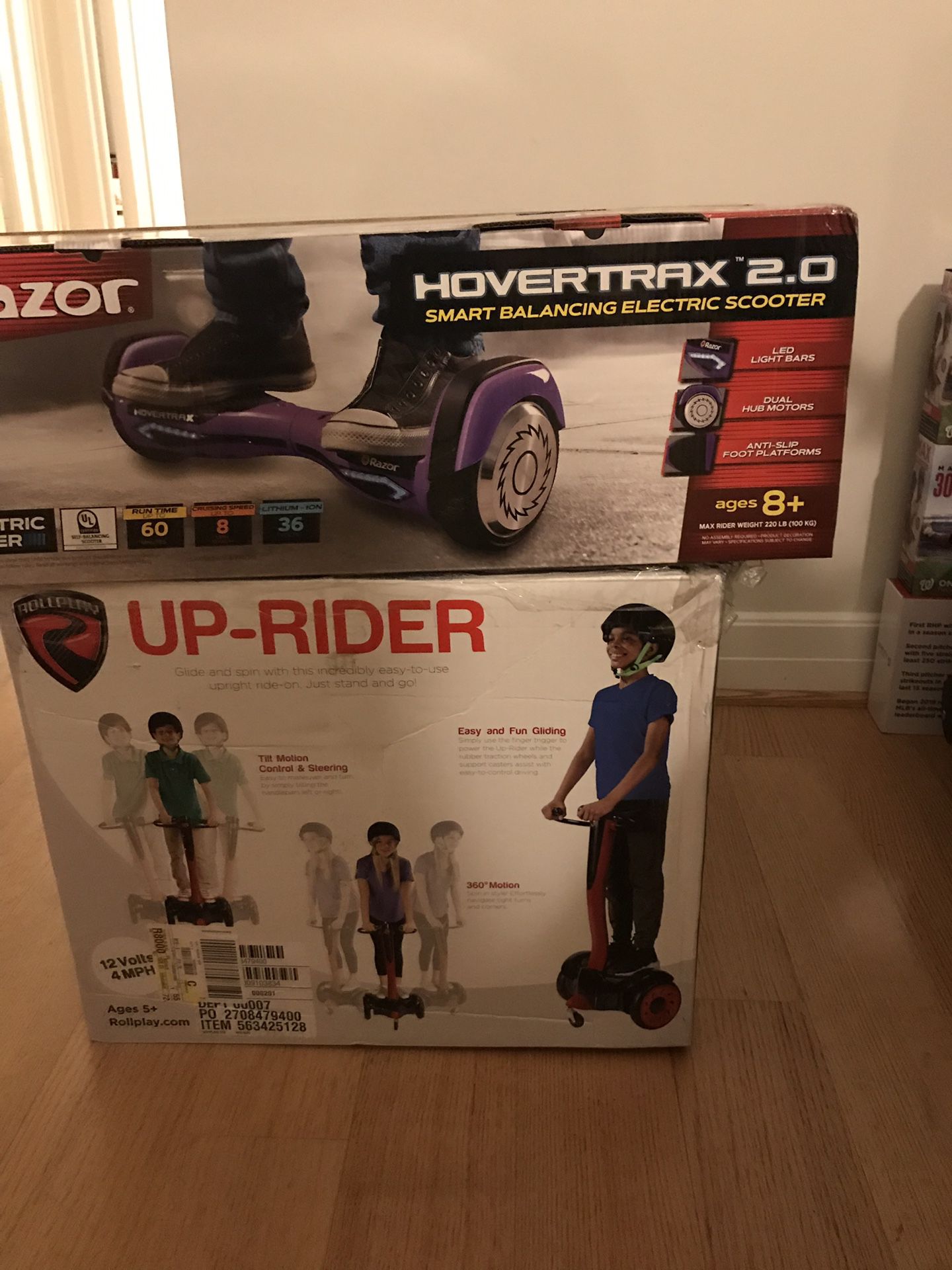 Brand new- Razor hover board- $120 and Up Rider $95