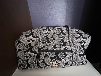 UCF Quilted Vera Bradley Paisley Duffel Bag
