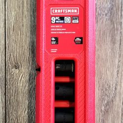 CRAFTSMAN Impact Socket Set, Metric, 3/8", 9Piece (CMMT15881) (BRAND NEW FACTORY SEALED)