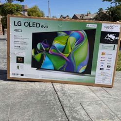 48C3 48” Lg smart 4k oled hdr tv 