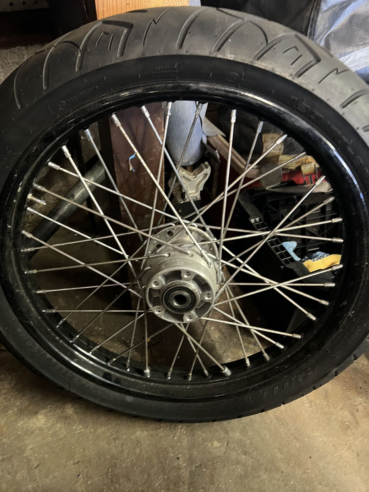 Harley Davidson 21 Inch Front Wheel With New Tire