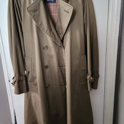 Vintage BURBERRY Trenchcoat Raincoat Very Lg.