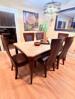 Dining table with 6 chairs