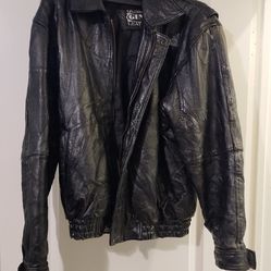 Good Quality Gino Heavy Leather Jacket (Decent Condition)