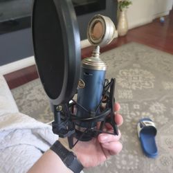 Blue Baby Bottle Microphone 