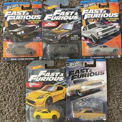 Fast And Furious Hotwheels 