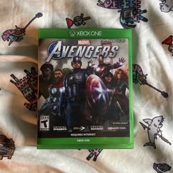 Marvels Avengers Game Disk With Case Along With Forza Motorsport 6 Game Disk