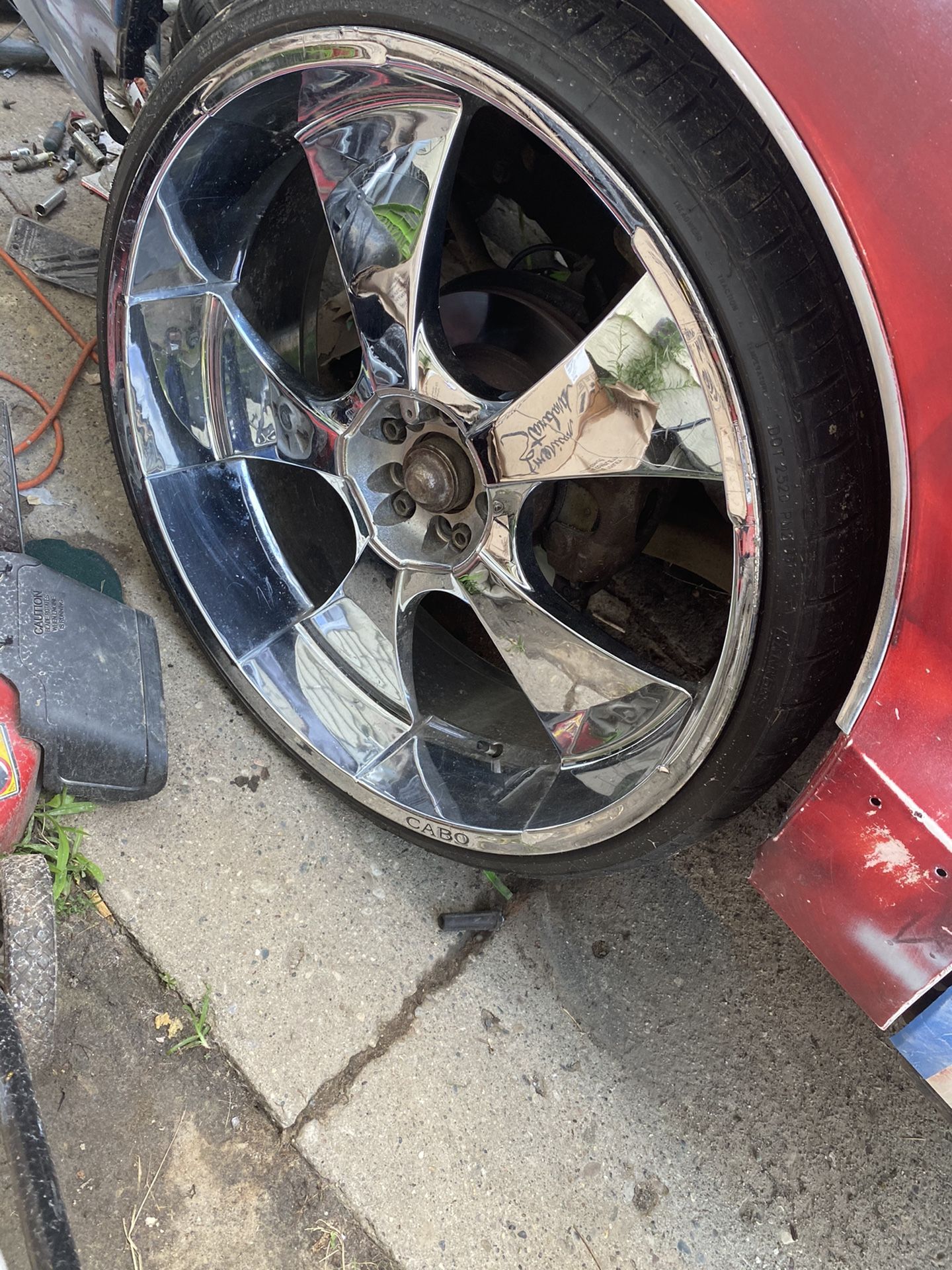 26 inch Cabo rims new meat 5 lug universal for Sale in Detroit, MI ...