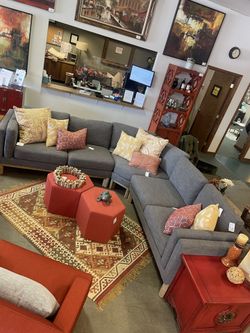 Modern Curved Sectional - New In Box