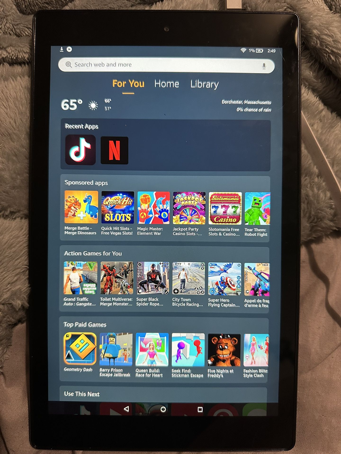 Amazon Fire HD 10 7th Generation Tablets