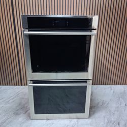 Electrolux 30" Electric Double Wall Oven with Air Sous Vide, 10.6 cu. ft. Total Capacity, Advanced Convection, Self cleaning (ECWD3012AS-D-7053)