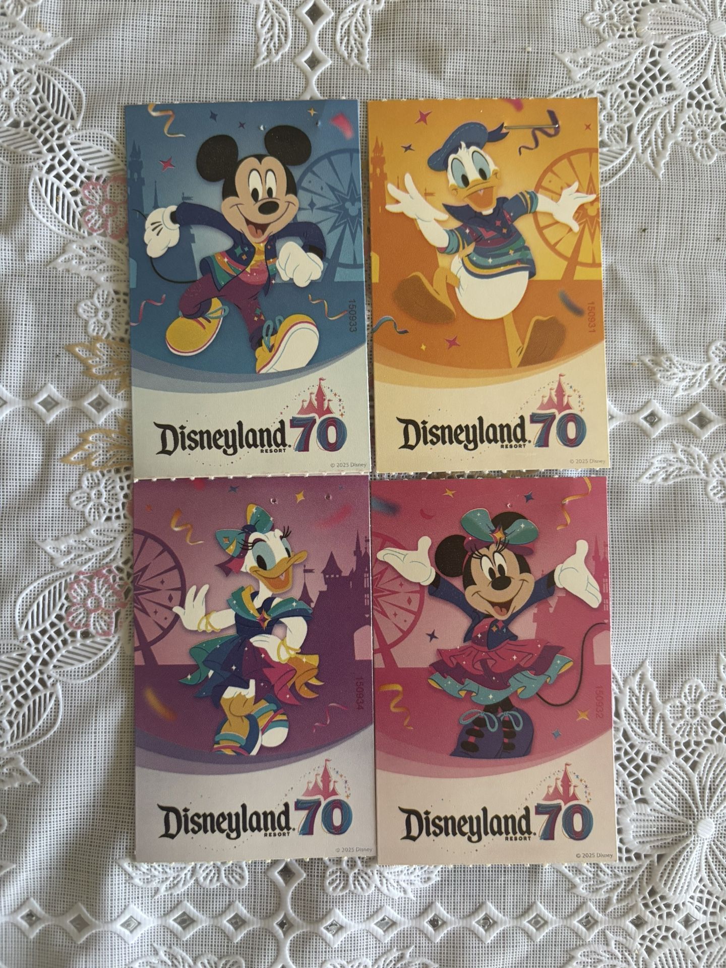 DISNEYLAND OR CALIFORNIA ADVENTURE TICKETS 🎫 $155 EACH TIER 6. 🎟️🎟️🎟️🛝🛝🎡🎟️🎠🎢🎟️🎟️🎠🎢🛝🛝🎡🎡🎡🎡🎡🎡🎟️🎟️🎟️