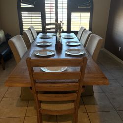 Large Wooden Dinning Table 