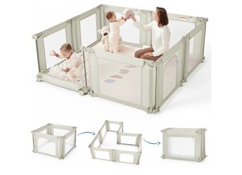 Sweeby Modular Baby Playpen, Customizable & Foldable Playpen for Babies and Toddlers