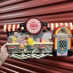 Coca Cola Clock The 50s