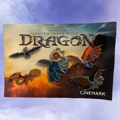 How To Train Your Dragon Pin Set | Cinemark Exclusive
