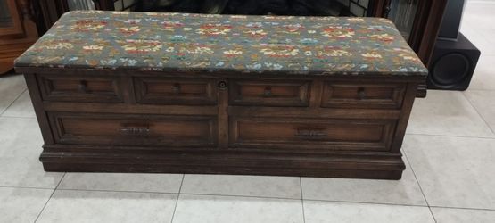 Wood Storage Bench