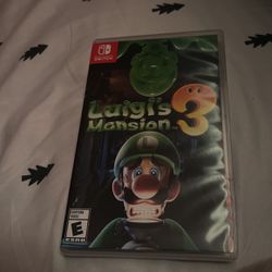Nitendo Switch Luigi Mansion 
