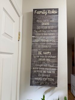 Wall art and mirror