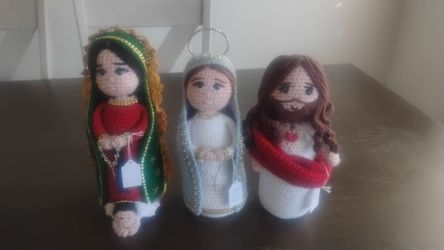 Crochet Mary's and Jesus