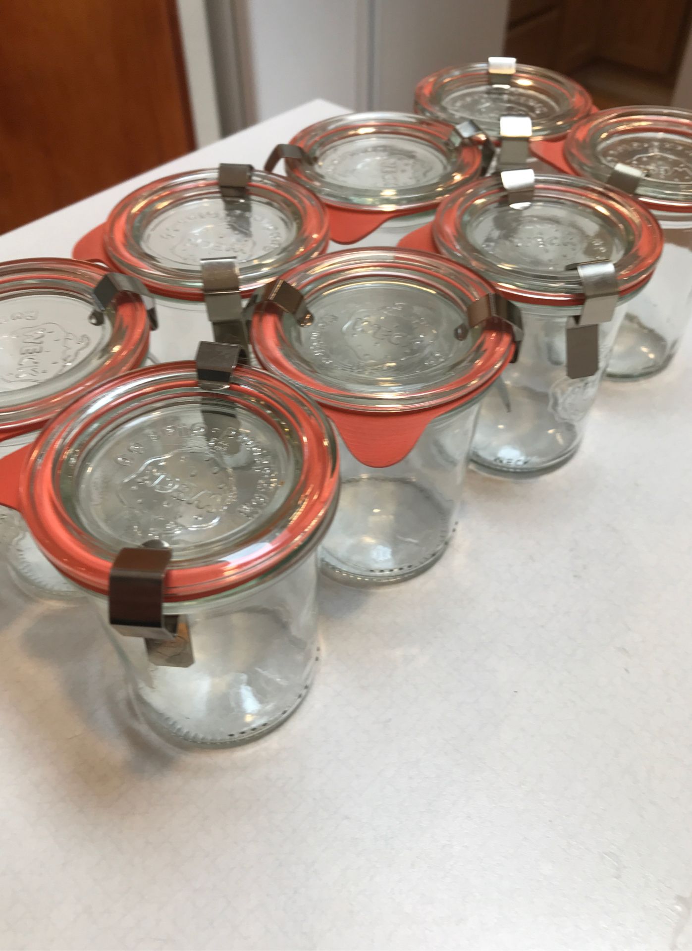 Weck rust free preserving jars