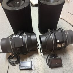 Charcoal Inline Fans Exhaust