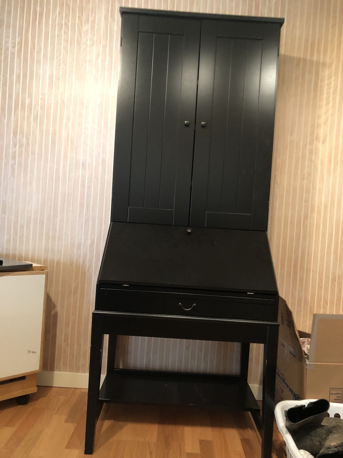 IKEA secretary drop front desk