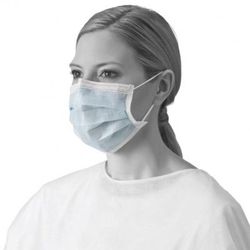 ASTM Level 1 Procedure Face Mask with Ear Loops, Blue (50 count)