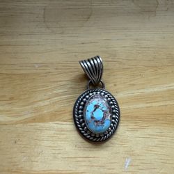 Golden Hills Turquoise Pendant