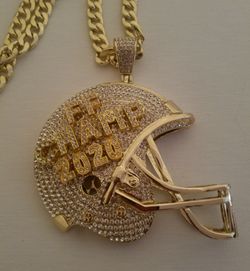 2020 Fantasy Footbal Champion Helmet Pendant