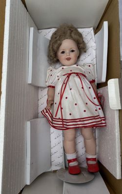 Shirley Temple Porcelain Doll With Box