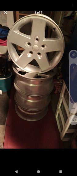 27in 5 spoke  alloy rims  for jeep