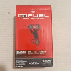 Brand New Milwaukee M18 Surge Brushless 1/4” Impact Driver.    140 Firm on Price.      140 Firme en Precio.