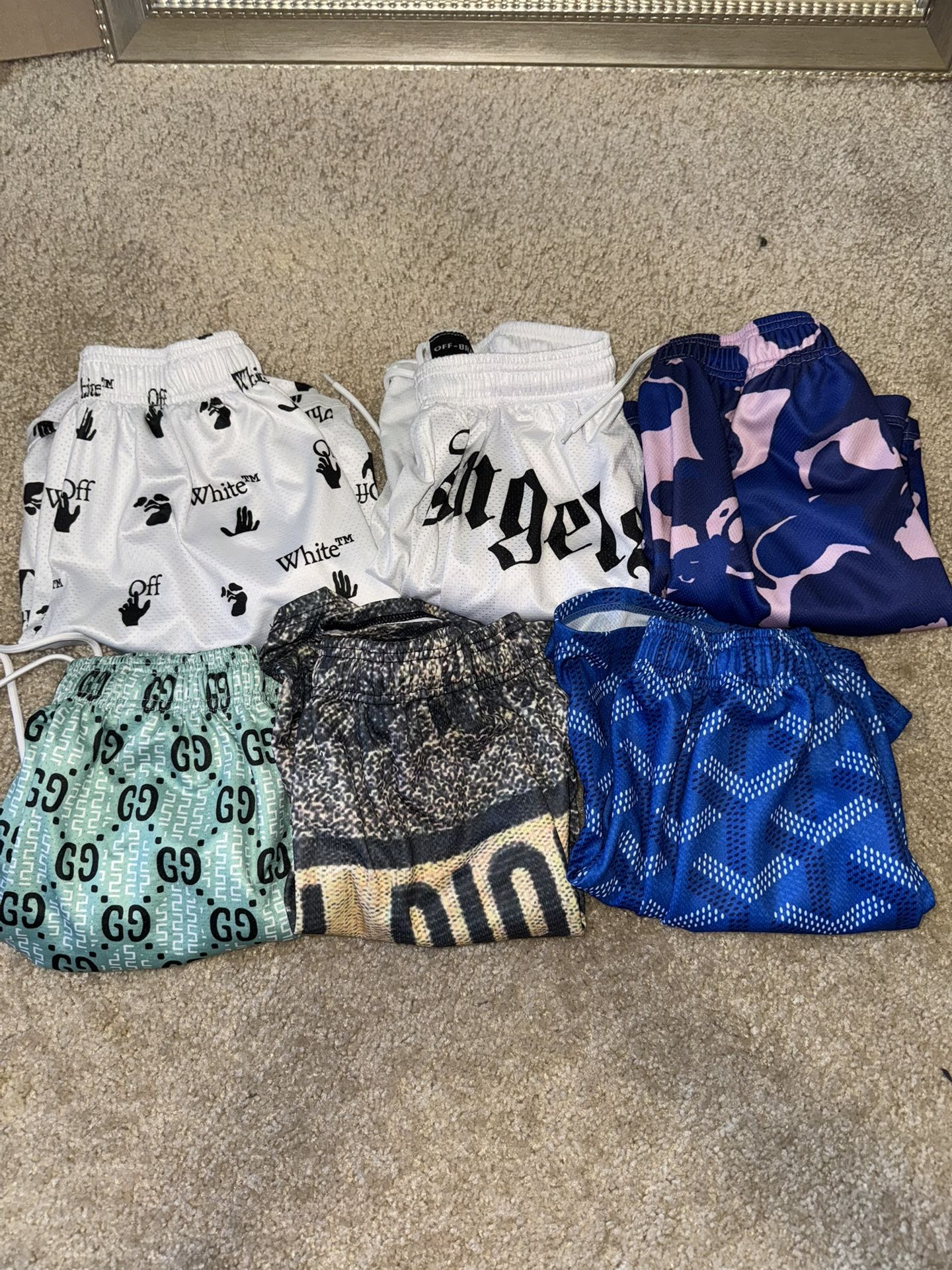 Designer Printed Shorts Men’s
