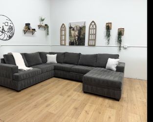 Large Gray Sectional Couch Free Delivery