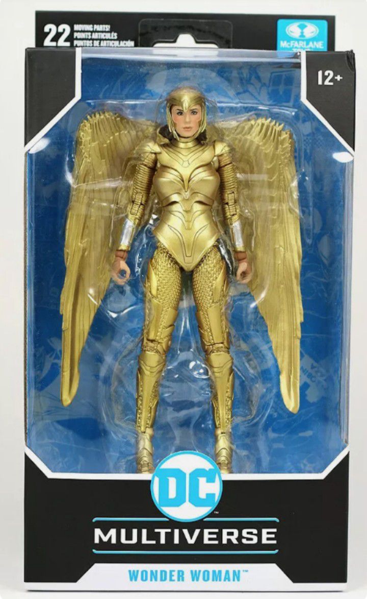 DC Multiverse Wonder Woman 1984 Golden Armor Collectible Action Figure Toy