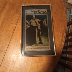 Vintage Gold Newspaper 