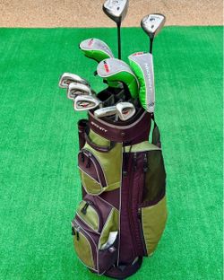 Callaway Big Bertha Hawkeye Complete Golf Club Set | Driver Wood Irons Putter & Bag | Brand New Grips!