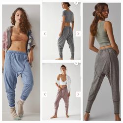 New Free People Lounge Harem Pants Size XXL $40 Each 