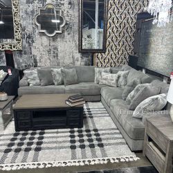 EXTRA COMFORT 3 pcs SECTIONAL COMES WITH ALL PILLOWS [NEW]